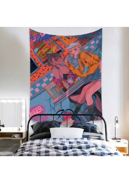 Anime Goblen Estetik Sanat Ev Arka Plan Kumaş Dekor Hediye Boho Goblen Oturma Odası Için Yatak Odası Dekoru (614-16, 51X59 Inç) (Yurt Dışından) fırsatları