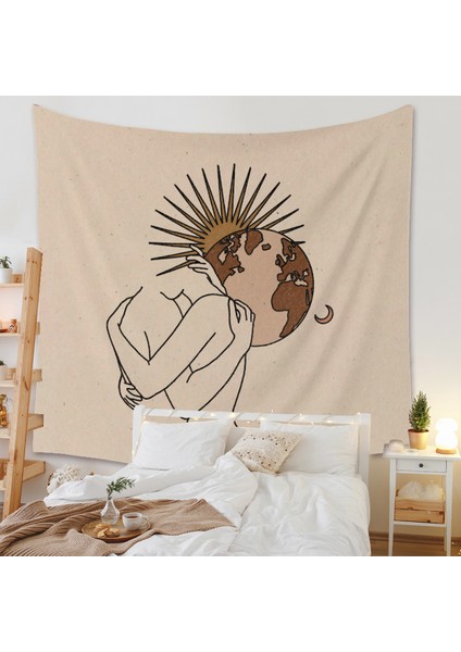 Goblen Estetik Sanat Ev Arka Plan Kumaş Dekor Hediye Mandala Bohemia Goblen Oturma Odası Yatak Odası Dekor Için Uygun (9,59 x 79 Inç) (Yurt Dışından) fiyatları