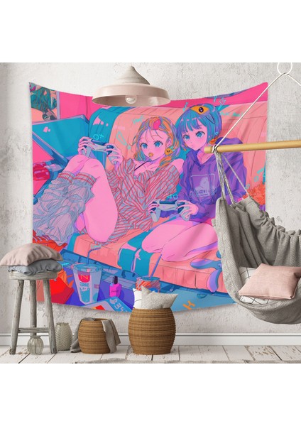 Anime Goblen Estetik Sanat Ev Arka Plan Kumaş Dekor Hediye Boho Goblen Oturma Odası Yatak Odası Dekoru Için (614-6, 39X59 Inç) (Yurt Dışından) fırsatları