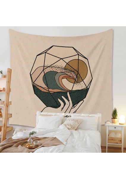 Goblen Estetik Sanat Ev Arka Plan Kumaş Dekor Hediye Mandala Bohemia Goblen Oturma Odası Yatak Odası Dekor Için Uygun (24,29 x 38 Inçh) (Yurt Dışından) fiyatları