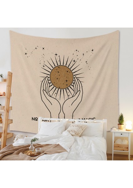 Goblen Estetik Sanat Ev Arka Plan Kumaş Dekor Hediye Mandala Bohemia Goblen Oturma Odası Yatak Odası Dekoru Için Uygun (53 ，71 x 91 Inç） (Yurt Dışından) fiyatları