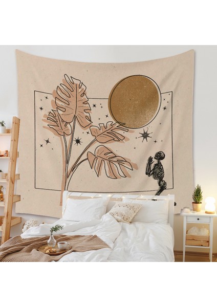 Sanat Ev Arka Plan Bez Dekor Hediye Mandala Boho Goblen Yatak Odası Dekoru Için Uygun (59,29 x 38 Inç) (Yurt Dışından)