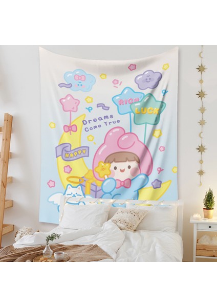 Bohem Goblen Estetik Sanat Ev Arka Plan Kumaş Süsleme Hediye Mandala Goblen Bebek Odası Süsleme Için (ZJ827-23, 29 x 38 Inç) (Yurt Dışından)