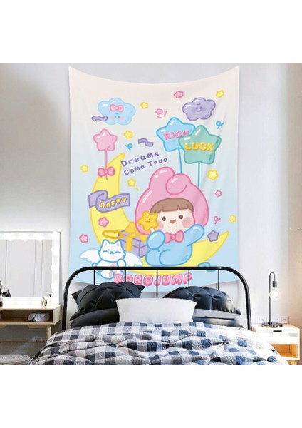 Bohem Goblen Estetik Sanat Ev Arka Plan Kumaş Süsleme Hediye Mandala Goblen Bebek Odası Süsleme Için (ZJ827-23, 29 x 38 Inç) (Yurt Dışından)