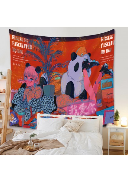 Anime Goblen Estetik Sanat Ev Arka Plan Kumaş Dekor Hediye Boho Goblen Oturma Odası Yatak Odası Dekoru Için (614-2, 29 x 38 Inç) (Yurt Dışından) fiyatları
