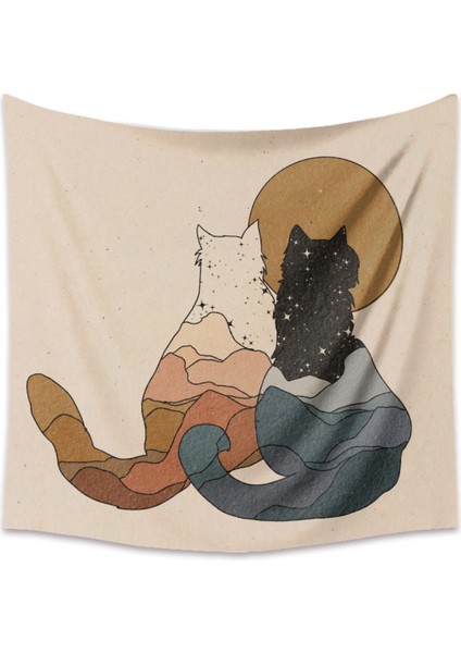 Goblen Estetik Sanat Ev Arka Plan Kumaş Dekor Hediye Mandala Bohemia Goblen Oturma Odası Yatak Odası Dekoru Için Uygun (32 ,71 x 91 Inç) (Yurt Dışından)
