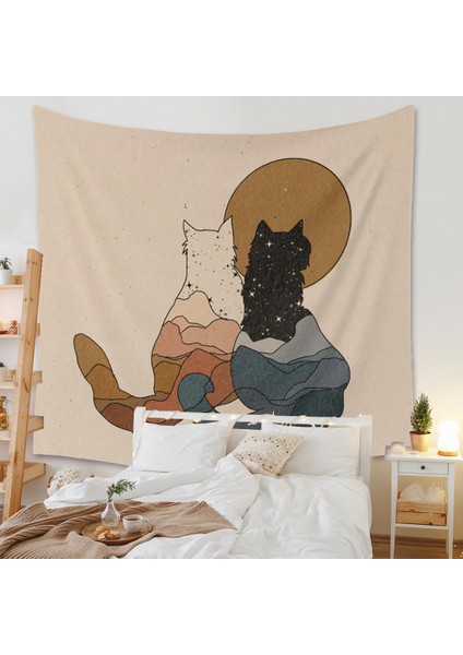 Goblen Estetik Sanat Ev Arka Plan Kumaş Dekor Hediye Mandala Bohemia Goblen Oturma Odası Yatak Odası Dekoru Için Uygun (32 ,71 x 91 Inç) (Yurt Dışından)