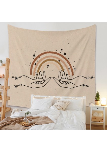 Goblen Estetik Sanat Ev Arka Plan Kumaş Dekor Hediye Mandala Bohemia Goblen Oturma Odası Yatak Odası Dekoru Için Uygun (42,71 x 91 Inç) (Yurt Dışından)