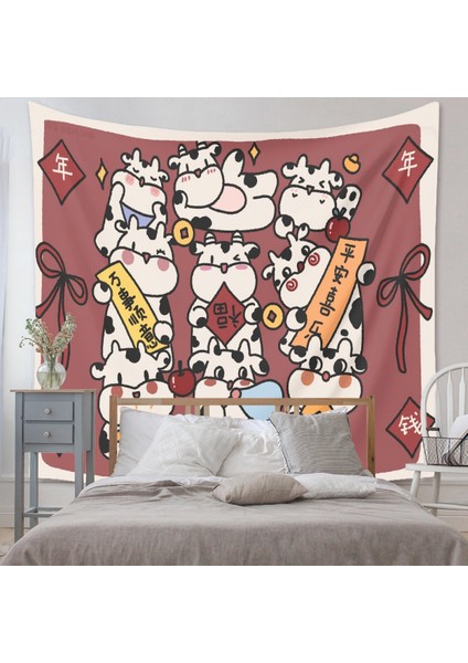 Bohem Goblen Estetik Sanat Ev Arka Plan Kumaş Süsleme Hediye Mandala Goblen Oturma Odası Yatak Odası Süsleme (ZJ827-8, 29 x 38 Inç) (Yurt Dışından) modelleri