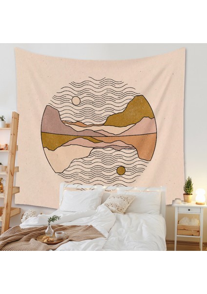 Sanat Ev Arka Plan Bez Dekor Hediye Mandala Boho Goblen Yatak Odası Dekoru Için Uygun (58 ,51 x 59 Inç) (Yurt Dışından)