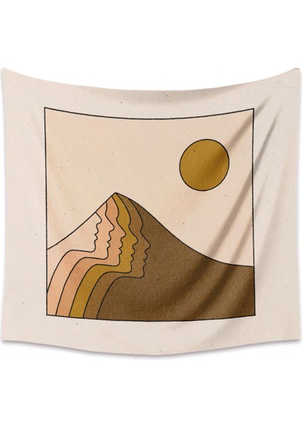 Goblen Estetik Sanat Ev Arka Plan Kumaş Dekor Hediye Mandala Bohemia Goblen Oturma Odası Yatak Odası Dekoru Için Uygun (1,59 x 79 Inçh) (Yurt Dışından)