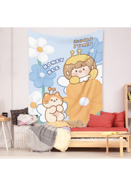 Bohem Goblen Estetik Sanat Ev Arka Plan Kumaş Süsleme Hediye Mandala Goblen Bebek Odası Süsleme Için (ZJ827-27, 51 x 59 Inç) (Yurt Dışından) modelleri
