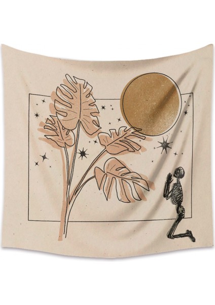 Sanat Ev Arka Plan Bez Dekor Hediye Mandala Boho Goblen Yatak Odası Dekoru Için Uygun (59 ,51 x 59 Inç) (Yurt Dışından)