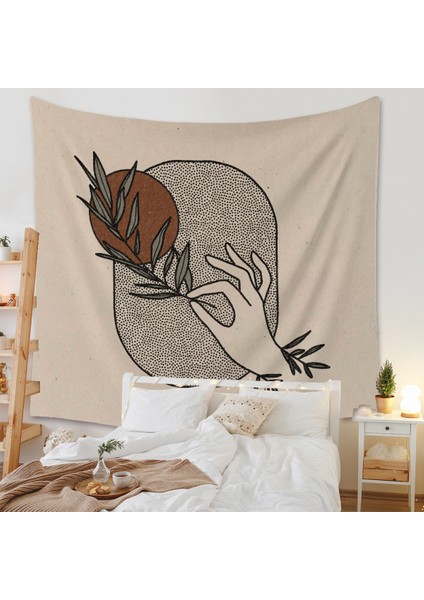 Goblen Estetik Sanat Ev Arka Plan Kumaş Dekor Hediye Mandala Bohemia Goblen Oturma Odası Yatak Odası Dekoru Için Uygun (7,59 x 79 Inç) (Yurt Dışından)