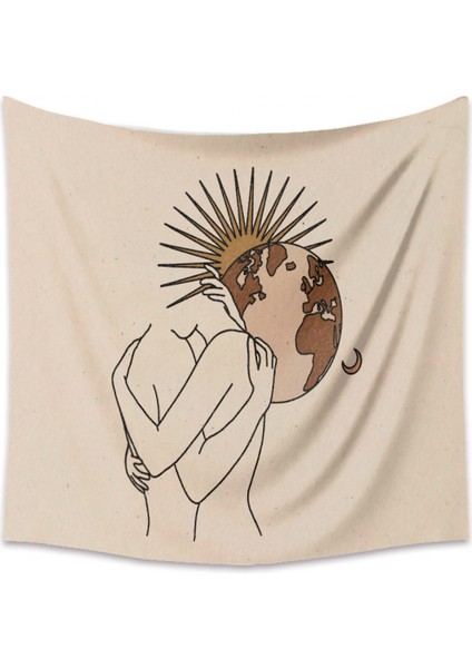 Goblen Estetik Sanat Ev Arka Plan Kumaş Dekor Hediye Mandala Bohemia Goblen Oturma Odası Yatak Odası Dekor Için Uygun (9 ,51 x 59 Inçh) (Yurt Dışından)