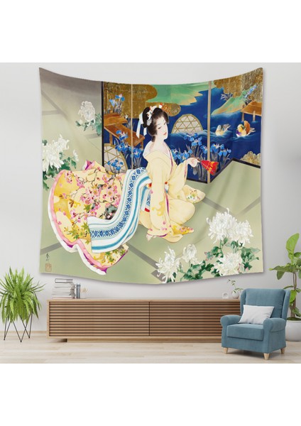 Goblen Estetik Sanat Ev Arka Plan Kumaş Dekor Hediye Japon Goblen Oturma Odası Yatak Odası Dekor Için (310021, 39 x 59 Inç) (Yurt Dışından) fiyatları