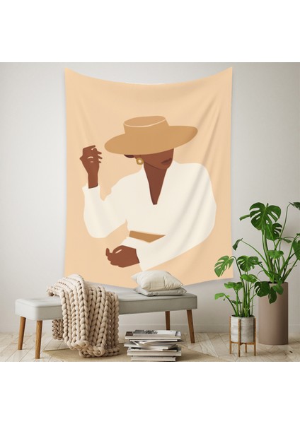 Bohem Goblen Estetik Sanat Ev Arka Plan Kumaş Süsleme Hediye Mandala Goblen Oturma Odası Yatak Odası Süsleme (Zjlc-10, 39 x 59 Inç) (Yurt Dışından)