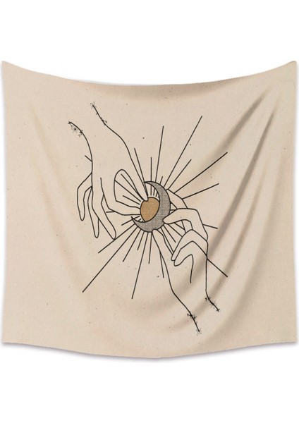 Goblen Estetik Sanat Ev Arka Plan Kumaş Dekor Hediye Mandala Bohemya Goblen Oturma Odası Yatak Odası Dekor Için Uygun (5,59 x 79 Inç) (Yurt Dışından)