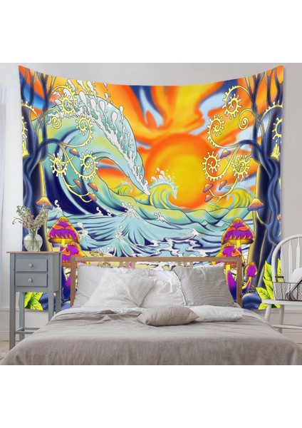 Sanat Ev Dekor Hediyeler Mandala Bohem Goblen Yatak Odası Dekorasyonu Için UYGUN（823-1，51 x 59 Inç） (Yurt Dışından)