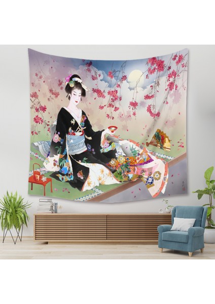 Goblen Estetik Sanat Ev Arka Plan Kumaş Dekor Hediye Japon Goblen Oturma Odası Yatak Odası Dekor Için (310018, 39 x 59 Inç) (Yurt Dışından) fiyatları
