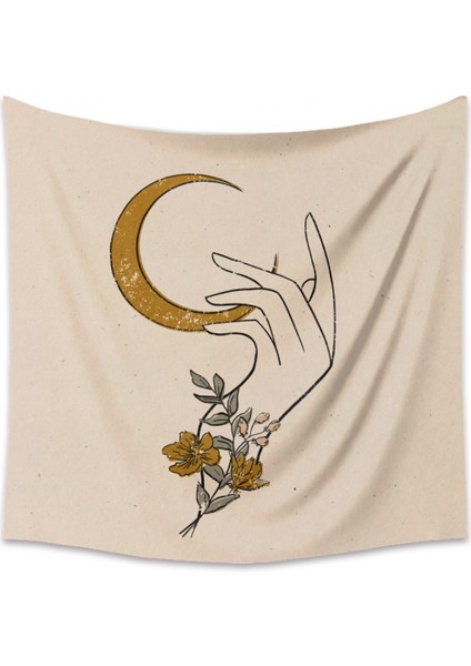 Sanat Ev Arka Plan Bez Dekor Hediye Mandala Boho Goblen Yatak Odası Dekoru Için Uygun (33 ，51 x 59 Inç） (Yurt Dışından)