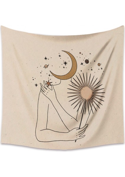 Sanat Ev Arka Plan Bez Dekor Hediye Mandala Boho Goblen Yatak Odası Dekoru Için Uygun (43 ,39 x 59 Inç) (Yurt Dışından)