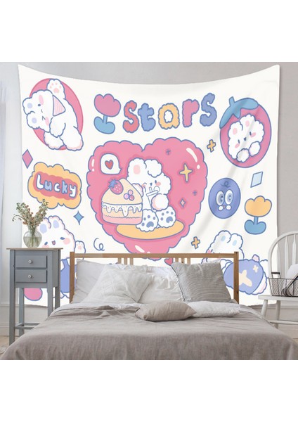 Bohem Goblen Estetik Sanat Ev Arka Plan Kumaş Süsleme Hediye Mandala Goblen Bebek Odası Süsleme Için (ZJ827-17, 39 x 59 Inç) (Yurt Dışından)