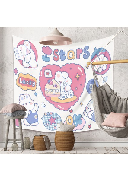 Bohem Goblen Estetik Sanat Ev Arka Plan Kumaş Süsleme Hediye Mandala Goblen Bebek Odası Süsleme Için (ZJ827-17, 39 x 59 Inç) (Yurt Dışından)