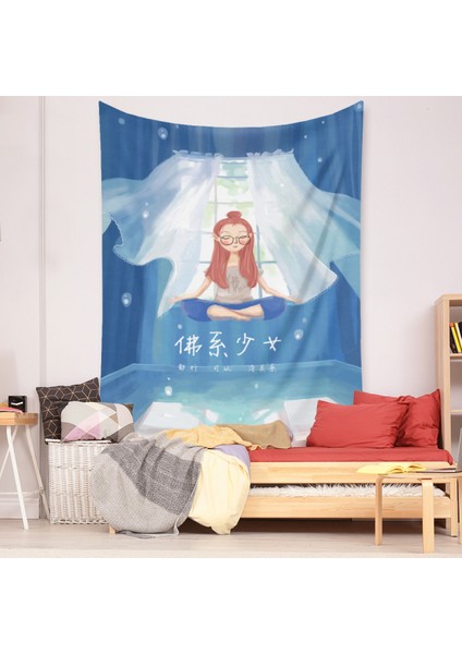 Bohem Goblen Estetik Sanat Ev Arka Plan Kumaş Süsleme Hediye Mandala Goblen Bebek Odası Süsleme Için (ZJ827-29, 59 x 79 Inç) (Yurt Dışından) modelleri