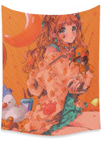 Anime Goblen Estetik Sanat Ev Arka Plan Kumaş Dekor Hediye Boho Goblen Oturma Odası Yatak Odası Dekoru Için (614-9, 39X59 Inç) (Yurt Dışından)