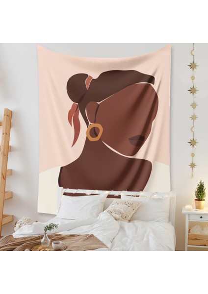 Bohem Goblen Estetik Sanat Ev Arka Plan Kumaş Süsleme Hediye Mandala Goblen Oturma Odası Yatak Odası Süsleme (Zjlc-06, 51 x 59 Inç) (Yurt Dışından)