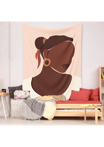 Bohem Goblen Estetik Sanat Ev Arka Plan Kumaş Süsleme Hediye Mandala Goblen Oturma Odası Yatak Odası Süsleme (Zjlc-06, 51 x 59 Inç) (Yurt Dışından)