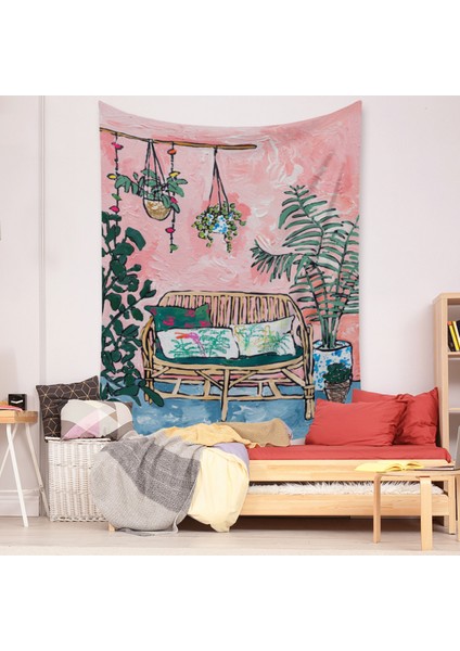 Botanik Boho Ev Goblen Estetik Sanat Ev Arka Plan Kumaş Süsleme Hediye Mandala Goblen Süsleme (ZJ825-54, 39 x 59 Inç) (Yurt Dışından) modelleri