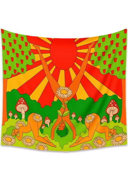 Goblen Estetik Sanat Ev Arka Plan Kumaş Dekor Hediye Oturma Odası Yatak Odası Dekor Için Renkli Goblen (256, 39 x 59 Inç) (Yurt Dışından)