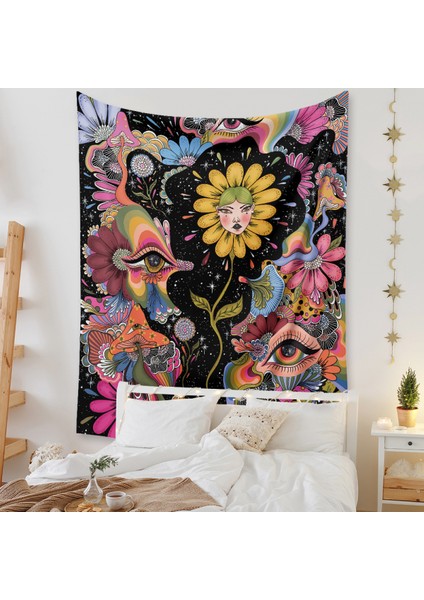 Sanat Ev Dekor Hediyeler Mandala Bohem Goblen Yatak Odası Dekorasyonu Için Uygun (1019-26,71 x 91 Inç) (Yurt Dışından) modelleri