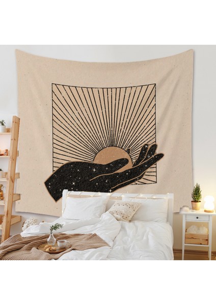 Sanat Ev Arka Plan Bez Dekor Hediye Mandala Boho Goblen Yatak Odası Dekoru Için Uygun (48 ,29 x 38 Inç) (Yurt Dışından)