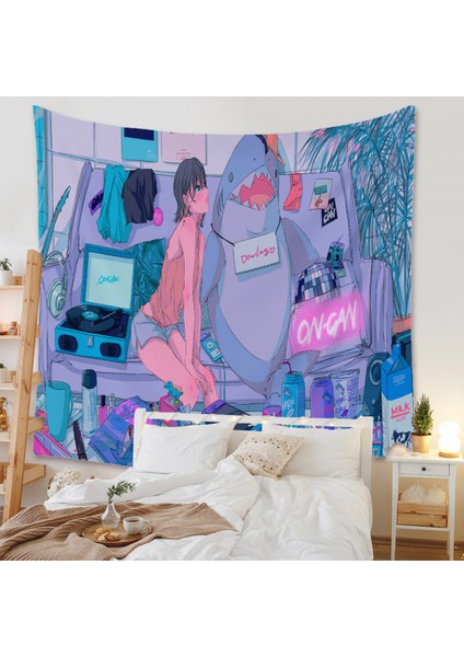Anime Goblen Estetik Sanat Ev Arka Plan Kumaş Dekor Hediye Boho Goblen Oturma Odası Yatak Odası Dekoru Için (614-3, 29 x 38 Inç) (Yurt Dışından) fiyatları