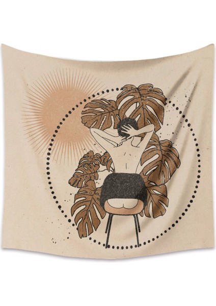 Goblen Estetik Sanat Ev Arka Plan Kumaş Dekor Hediye Mandala Bohemya Goblen Oturma Odası Yatak Odası Dekor Için Uygun (16,39 x 59 Inç) (Yurt Dışından)