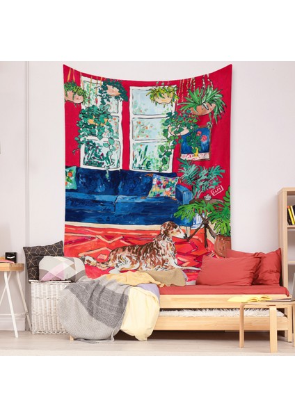 Botanik Boho Ev Goblen Estetik Sanat Ev Arka Plan Kumaş Süsleme Hediye Mandala Goblen Süsleme (ZJ825-55, 71 x 91 Inç) (Yurt Dışından) modelleri