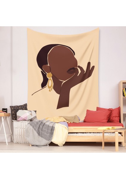 Bohem Goblen Estetik Sanat Ev Arka Plan Kumaş Süsleme Hediye Mandala Goblen Oturma Odası Yatak Odası Süsleme (Zjlc-15, 39 x 59 Inç) (Yurt Dışından)