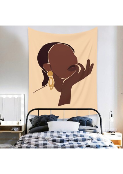 Bohem Goblen Estetik Sanat Ev Arka Plan Kumaş Süsleme Hediye Mandala Goblen Oturma Odası Yatak Odası Süsleme (Zjlc-15, 39 x 59 Inç) (Yurt Dışından)