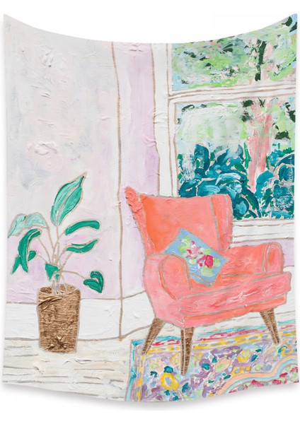 Botanik Boho Ev Goblen Estetik Sanat Ev Arka Plan Kumaş Süsleme Hediye Mandala Goblen Süsleme (ZJ825-69, 29 x 38 Inç) (Yurt Dışından)