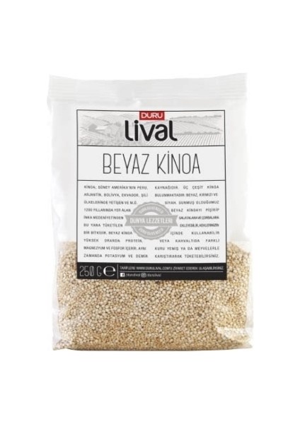 6'lı Duru Lival Beyaz Kinoa 250 Gr.