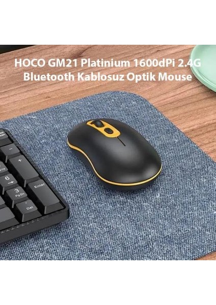 Hc Platinium Series Bluetooth 1600DPI 2.4g Kablosuz Optik Mouse, Ergonomik Ultra Hassas Mouse