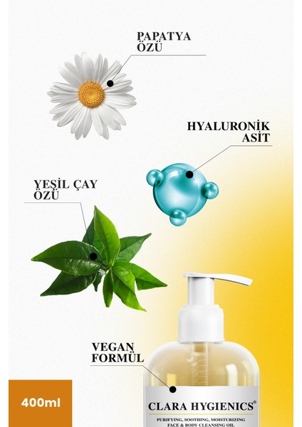 Sebum Dengeleyici Temizleyici Nemlendirici Ton Eşitleyici Vegan Yüz ve Vücut Günlük Hijyen Seti indirimleri