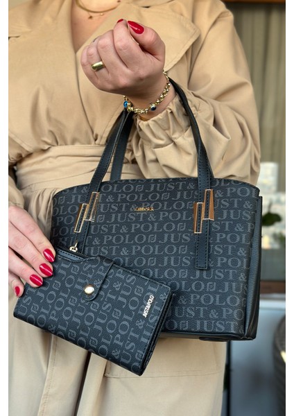 5 Bölmeli Orta Boy Kadın Klasik Model Ayarlanabilir Askılı Kadin Omuz Cantasi 2066 Siyah Kombin modelleri