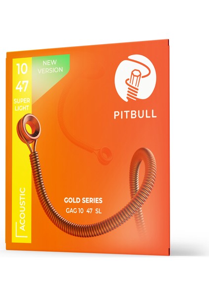 Pitbull Strings Gold Series Gag 10-47 Sl Takım Tel Akustik Gitar Teli 10-47