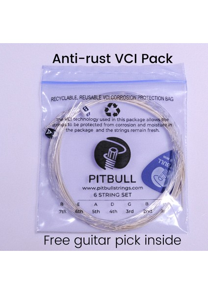 Pitbull Strings Silver Series Scg Nt Takım Tel Klasik Gitar Teli