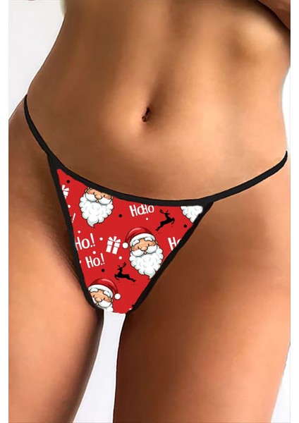 Yılbaşı Temalı Özel Kutuda 2'li Kadın Tanga - Erkek Boxer modelleri