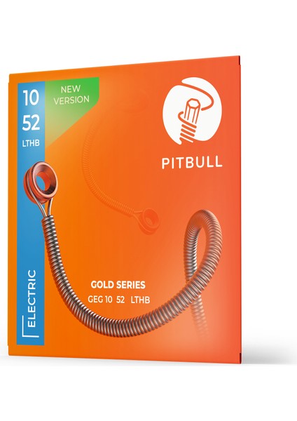 Pitbull Gold Seri Elektro Gitar Teli 10-52 Lthb Geg 10-52 3p Ssc 3'lü Set Hediyeli Paket